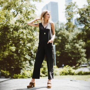 Curator Linen Jumpsuit - NWT - Pepper Place